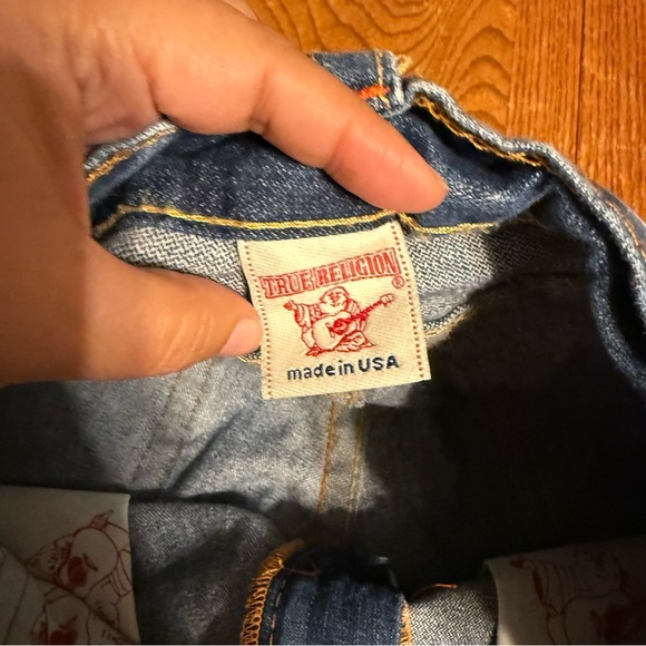 True Religion Men's Vintage Billy Bootcut Jeans Size 36x33 Relaxed Made In USA - Picture 10 of 16